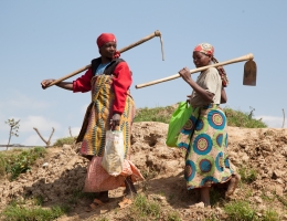 Rwanda female farmers